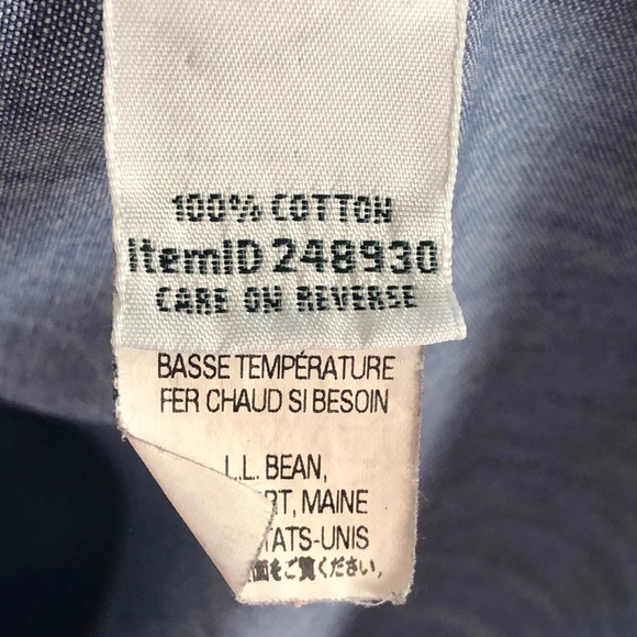 Bundle of two LL Bean Chambray Shirts - Picture 6 of 6